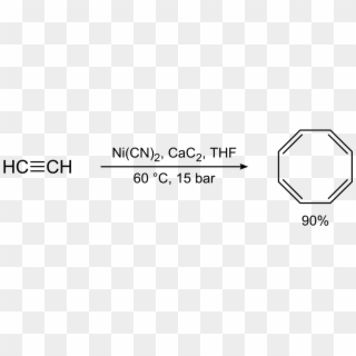Reppe Synthesis Cot - Synthesis Of Cyclooctatetraene, HD Png Download