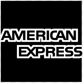 American Express Logo Black And White - Black American Express Logo, HD Png Download