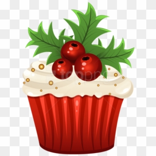 Free Png Christmas Muffin Png Images Transparent - Christmas Cupcake Clipart, Png Download