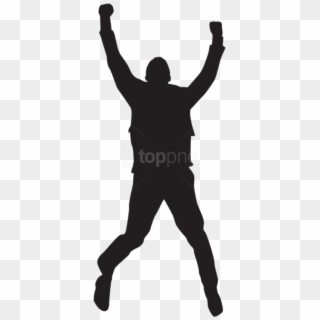 Free Png Jumping Happy Man Silhouette Png - Jumping Man Silhouette Png, Transparent Png