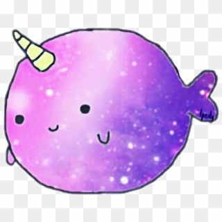 Kawaii Transparent Narwhal - Narwhal Cute, HD Png Download