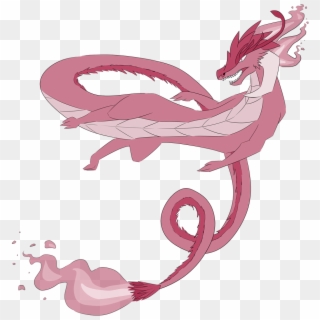 Pink Fire Clipart With A Transparent Background Transparent - Pink Dragon Transparent, HD Png Download