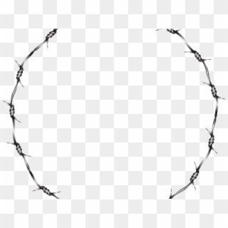 Circle Clipart Barbed Wire - Barbed Wire Circle Transparent, HD Png Download