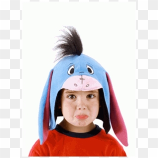 Disney Eeyore Hoodie Hat For Kids At Cosplay Costume - Costume, HD Png Download