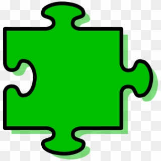 Green Puzzle Piece Clipart, HD Png Download