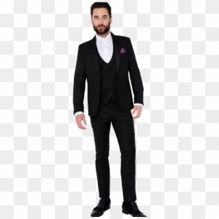Men Suits In Check Print, HD Png Download