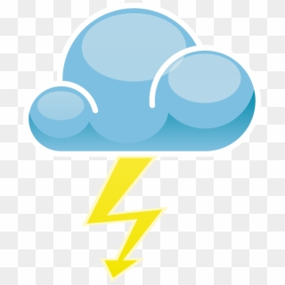 Thunder And Lightning Icon, HD Png Download