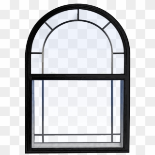 Black Custom Black Color Replacement Pvc Hung Window - Lustro Okno, HD Png Download