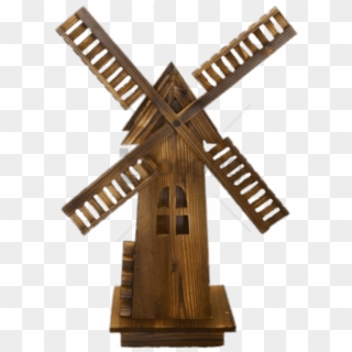 Free Png Wooden Windmill Png Image With Transparent - Wind Mill Wooden, Png Download