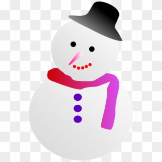 Clipart Snowman Simple - 귀여운 겨울 일러스트 Png, Transparent Png