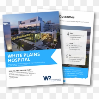 White Plains Hospital High Reliability Case Study - Flyer, HD Png Download