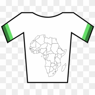File - Africanchampionjersey - Blank Map Of Africa, HD Png Download
