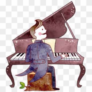 Child Playing Keyboard Png - Piano, Transparent Png