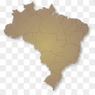 Mapa Do Brasil - Brazil Map Clean, HD Png Download