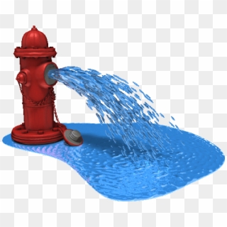 #firehydrant #water #pour #pouring - Animated Clipart Of Water, HD Png Download