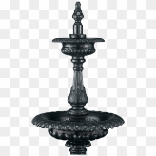 The Fountain In The Garden - Antique, HD Png Download
