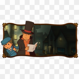 Professor Layton And The Curious Village Took Place - Professor Layton And The Curious, HD Png Download