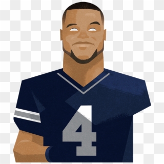 How Long It Takes Other Nfl Stars To Earn Dak Prescott's - Illustration, HD Png Download