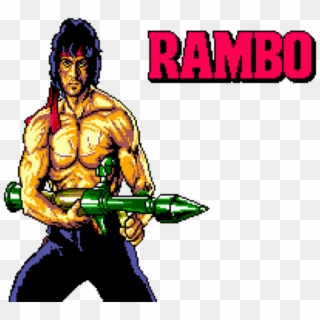 Rambo Sticker - Illustration, HD Png Download