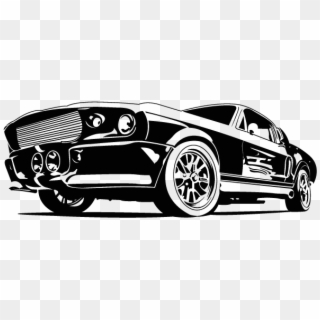 Lokoloko Vinilos Coches - Dessin Ford Mustang Eleanor, HD Png Download
