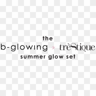 B-glowing X Trestique Summer Glow Set - Trestique, HD Png Download
