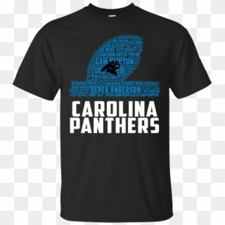 Carolina Panthers Typography Shirts - Active Shirt, HD Png Download