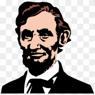 More In Same Style Group - Free Clip Art Abe Lincoln, HD Png Download