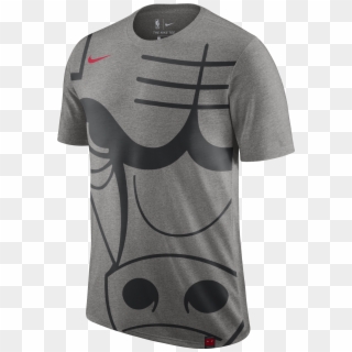 Nike Nba Chicago Bulls Logo Tee - Shirt, HD Png Download