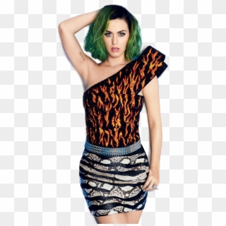 Katy Perry Png 2014 Blog Da Miia - Katy Perry Yeşil Saç, Transparent Png