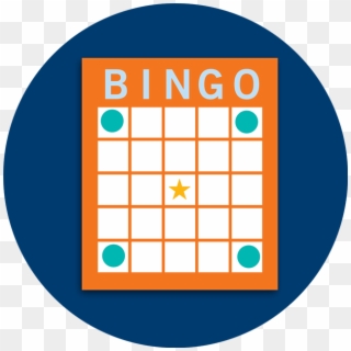 A Bingo Card Pattern Showing Four Corners - Bingo, HD Png Download