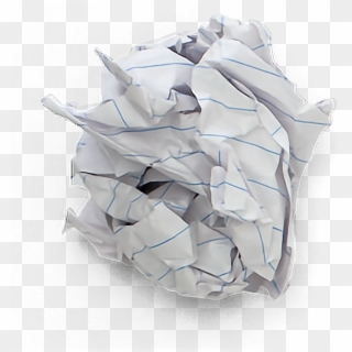 Crumpled Paper Ball - Paper Trash Transparent Background, HD Png Download