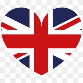 Uk, Flag, United Kingdom, Great Britain, Union Jack - Uk Flag Heart Png, Transparent Png