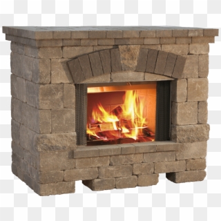 Belgard Elements = Outdoor Enjoyment, Fast Outdoor - Brick Fireplace Transparent Background, HD Png Download