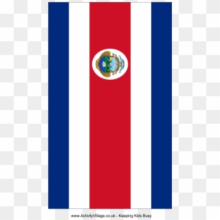 Costa Rica Flag A4, HD Png Download