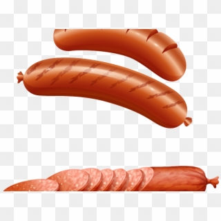Sausage Clipart Breakfast - Sausages Clipart, HD Png Download
