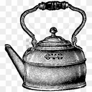 Free Png Antique Tea Pot Png Image With Transparent - Tea Kettle Drawing, Png Download