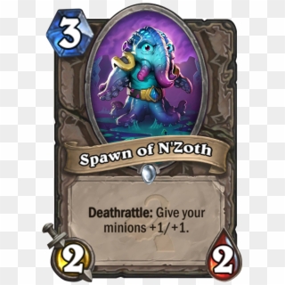 Spawn Of N'zoth - Hearthstone Charge Divine Shield, HD Png Download