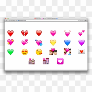 Emoji ⭐ - Sticker Trái Tim Picsart, HD Png Download