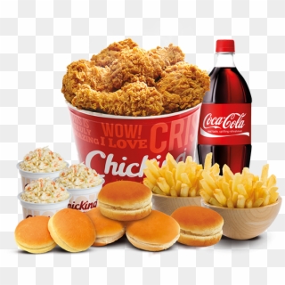 Mega Bucket Meal - Bucket Chicking, HD Png Download