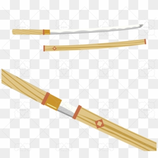Japanese Katana I Created In Vector Style For Sale - Arrow, HD Png Download