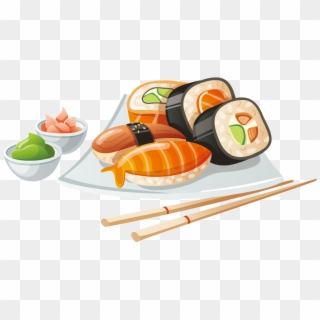 Breakfast Fast Food Drawing - Sushi Happy Hour Png, Transparent Png
