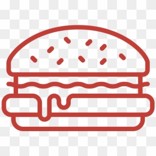 Burger Icon Png Transparent Background - Change Burger And More, Png Download