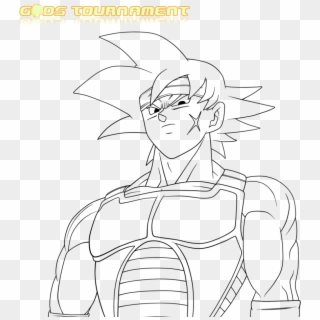Lines Father Of - Dbz Drawing Bardock, HD Png Download