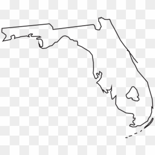 Florida State Map Geography Png Image - Florida State Outline Png, Transparent Png
