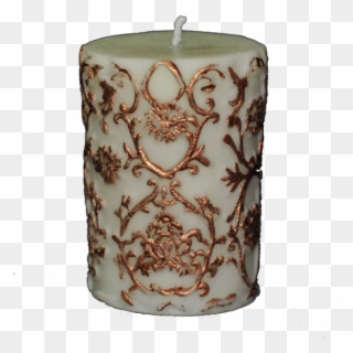 Designer Carved Pillar Candle - Unity Candle, HD Png Download
