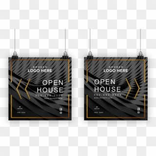 Open House Invitations - Graphic Design, HD Png Download