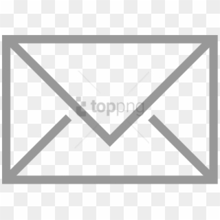 Email White Png Transparent Background - Email Icon White Png, Png Download