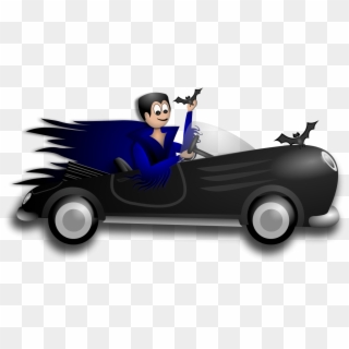 Little Dracula Driver Clipart By Merlin2525 - Dracula Auto, HD Png Download