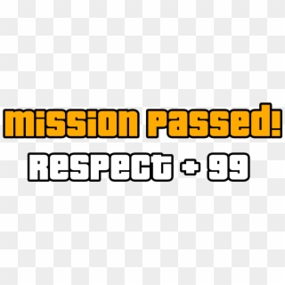Gta Sticker - Mission Passed Gta San Andreas Png, Transparent Png