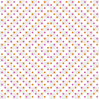 Fun Flowers Pink Orange Polka Dots Wallpaper - Polka Dot, HD Png Download